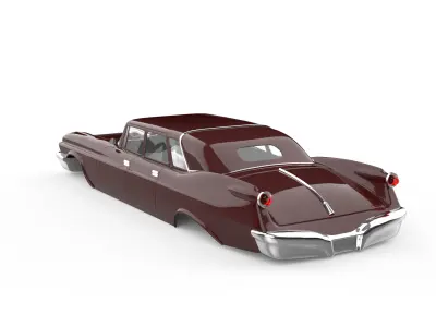 chrysler imperial ghia limousine 1958 3D print model