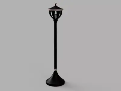 Garden Floor Lamp 3D print model