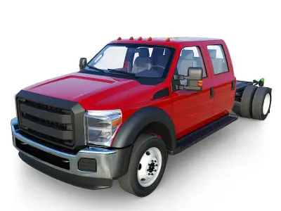 Big collection truck  3D Model Pack