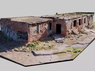 Abandoned-Soviet-Base-Building-5 3D model