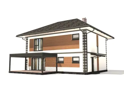 Private house 3D model shop