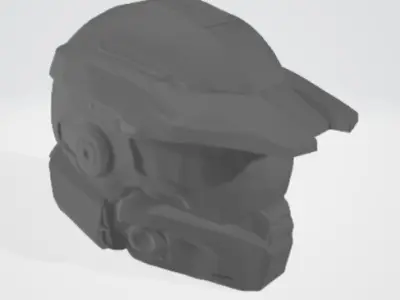 Spartan MJOLNIR Helmet HALO Free 3D print model