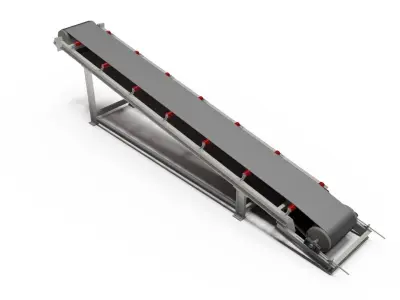 Conveyor belt 3D model purchase
