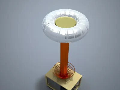Tesla Coil 3D model purchase