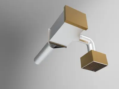 Exhaust Ducting 3D print model