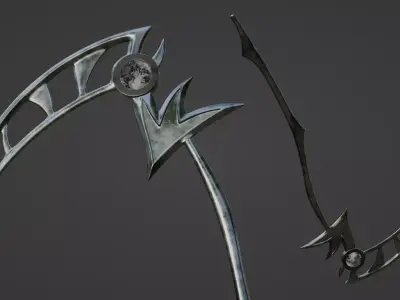 Grim Reaper Scythe 3D model