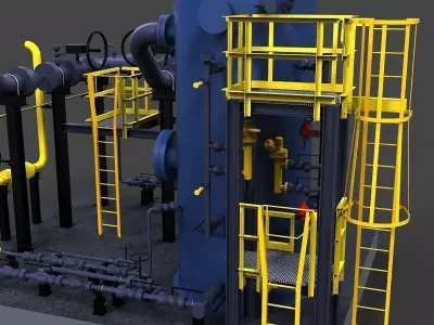 Access platforms Free 3D model