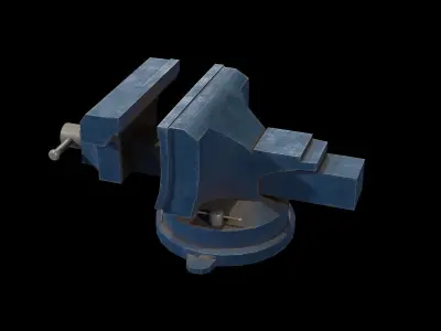 Table Vise Low-poly 3D model purchase