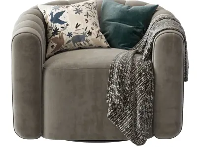 Fitz Swivel Chair 3D model purchase