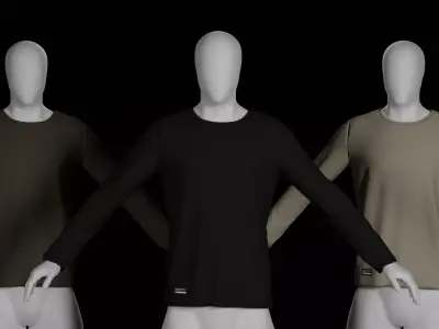 Under Armour Tactical Long Sleeve T-Shirt 3D model