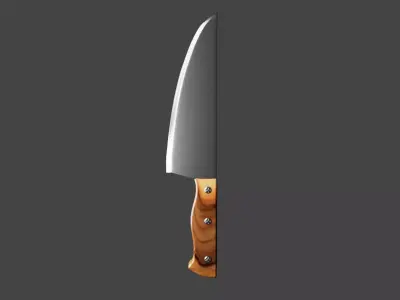 kitchen KNIFE MODEL Low-poly 3D model