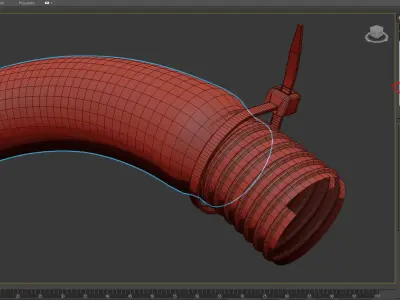 Foil Hose 3D model