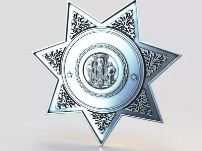 Natrona County Sheriff 3D print model