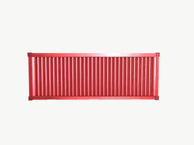 Shipping Container Low-poly 3D model order