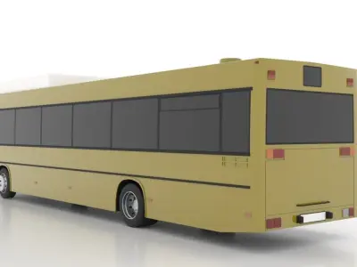 Mercedes-Benz O405 CNG Low Low-poly 3D model