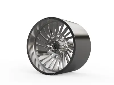 KG1 EDDY WHEEL 3D MODEL 3D model