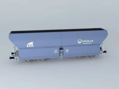 ERR - Coal Hopper - Falns - Veolia Livery Free 3D model