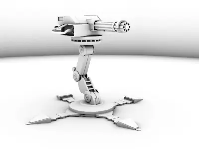 War Machine Low-poly 3D model buy