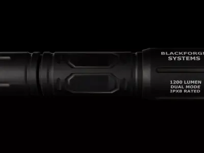 Flashlight   Tactical Game Ready 4K PBR Low-poly 3D model