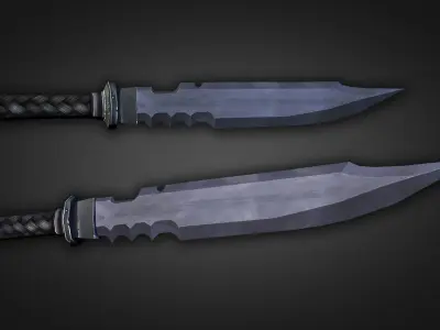 Sword Low-poly 3D model 56