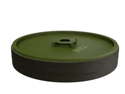 Mine PMA-3 Low-poly 3D model