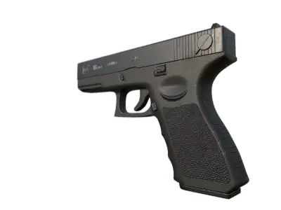 Glock18 Rigged 3D model
