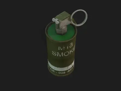 smoke bomb 3D model