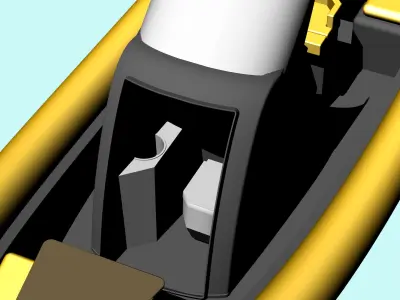 RHIB 24ft 3D model