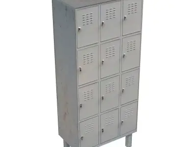 Metal Locker 3D model purchase