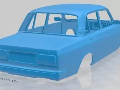 VAZ Higuli 2107 Sedan 2006 Printable Body Car 3D print model