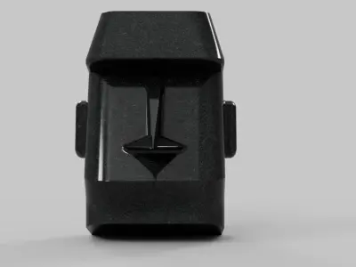 Moai Stone 3D model