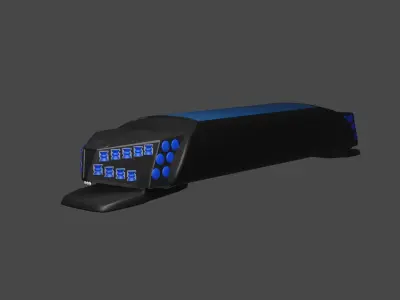 Haensch DBS 4000 HQ 3D Model Low-poly 3D model