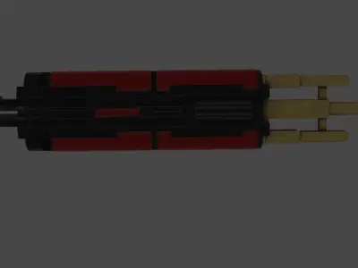 Energy Sci-Fi Heavy Machine Gun Free low-poly 3D model