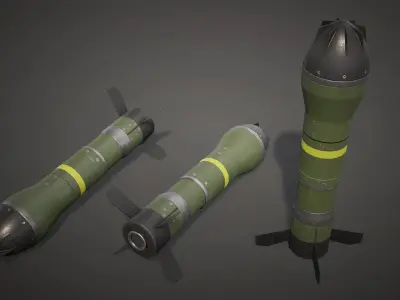 Defense Line Vol1 - Missile Mayhem Low-poly 3D model