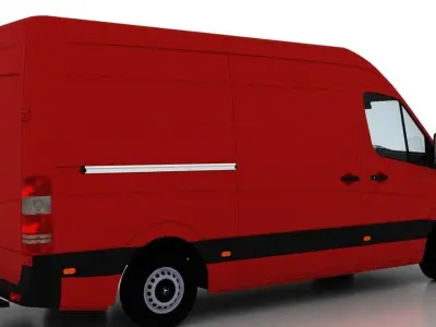 Mercedes Benz Sprinter L2H2 2009 Cargo EU 3D model