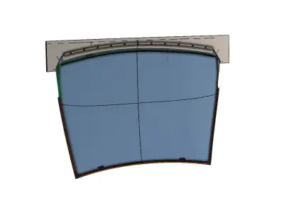 Gage Aplicacao Vedacao Vidro Front Glass Sealing Application 3D model
