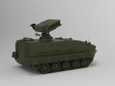 Anti-air Missile 3D model purchase