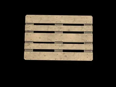 palette wooden pallet 3D model