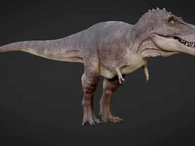 T-Rex Low-poly 3D model get