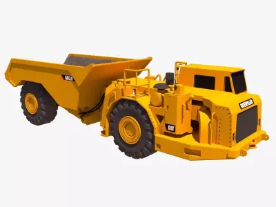 CAT AD30 Low-poly 3D model