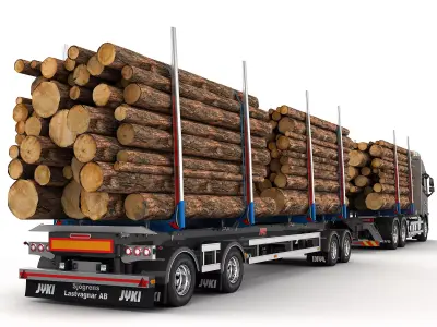 VOLVO FH Timber 3D model