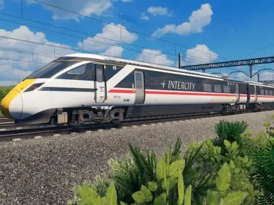 British Rail Class 800 - Fictional Swallow Livery Low-poly 3D model