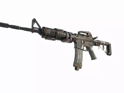 Sci Fi wasteland style rifle 3D model