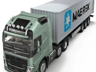  VOLVO FH 2013 container 