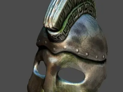 SPARTA OLD HELMET 3D model