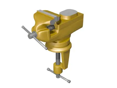 Locksmith vise 3D model