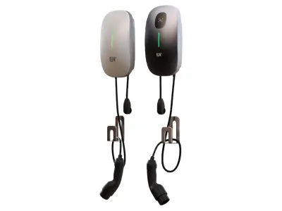 Silk Rect Wallbox Charger 3D model