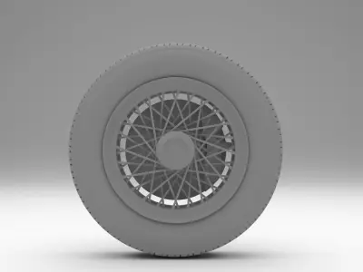 Classic Wheel 3D model