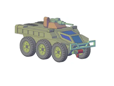 ARMORED VEHICLE - SPACE CAT 3D print model