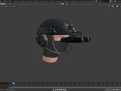 FAST Helmet 3D model